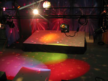 disco lights & stage lighting trusses
